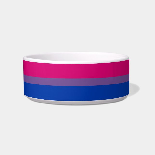 Bisexual Pride Flag Bowl (Front)