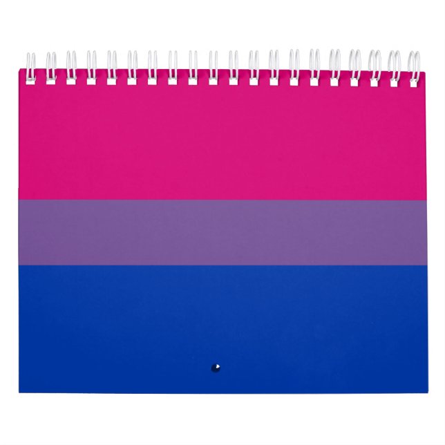 Bisexual Pride Flag Calendar (Cover)