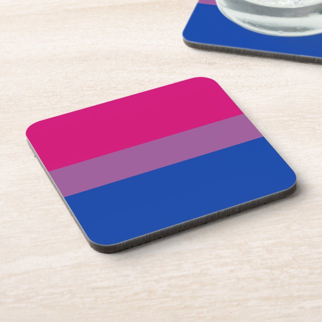 Bisexual Pride Flag Coaster (Left Side)