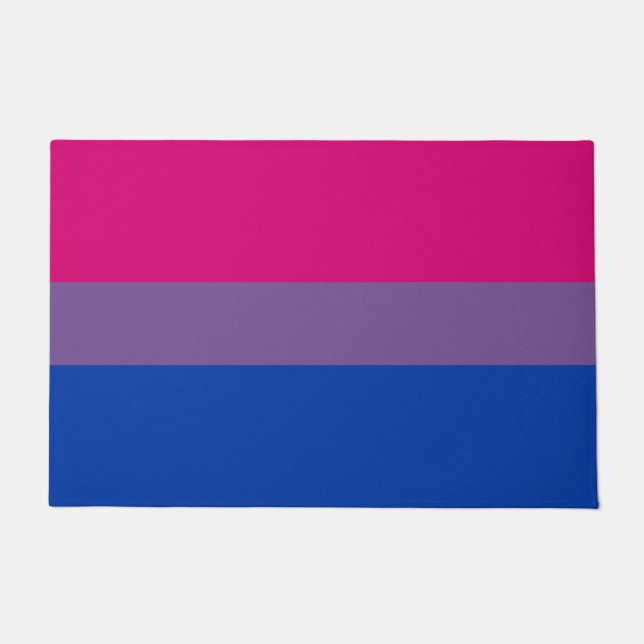 Bisexual Pride Flag Doormat (Front)