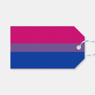 Bisexual Pride Flag Gift Tags
