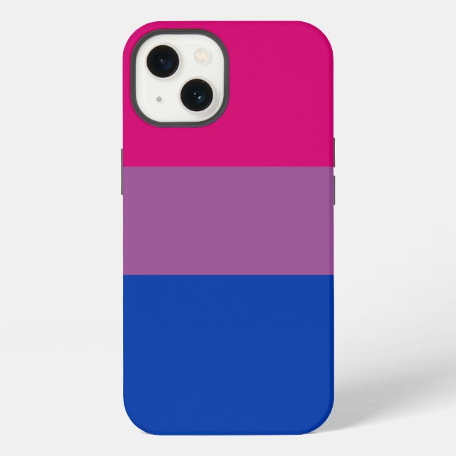 Bisexual Pride Flag iPhone Case (Back)