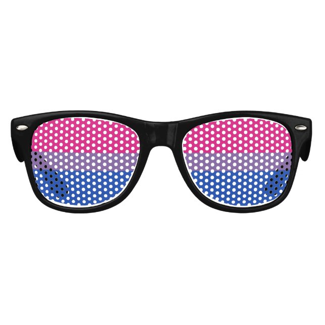 Bisexual Pride Flag Kids Sunglasses (Front)