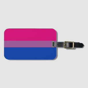 Bisexual Pride Flag Luggage Tag