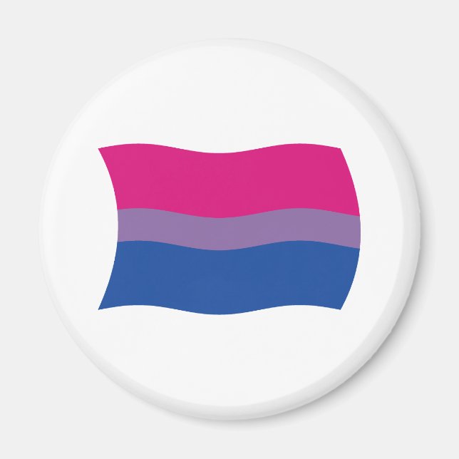 Bisexual Pride Flag Magnet (Front)