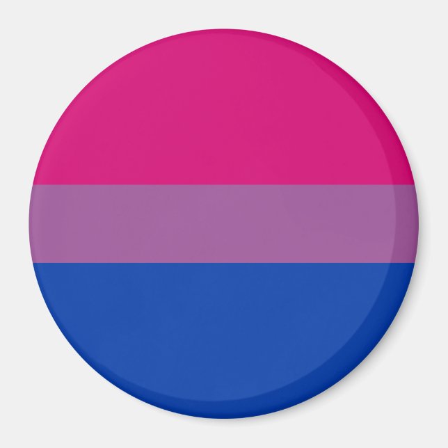 Bisexual Pride Flag Magnet (Front)