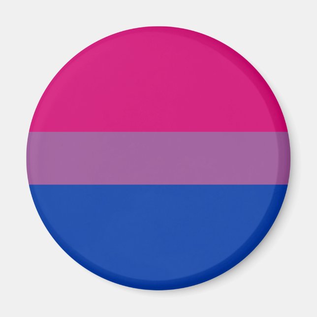 Bisexual Pride Flag Magnet (Front)