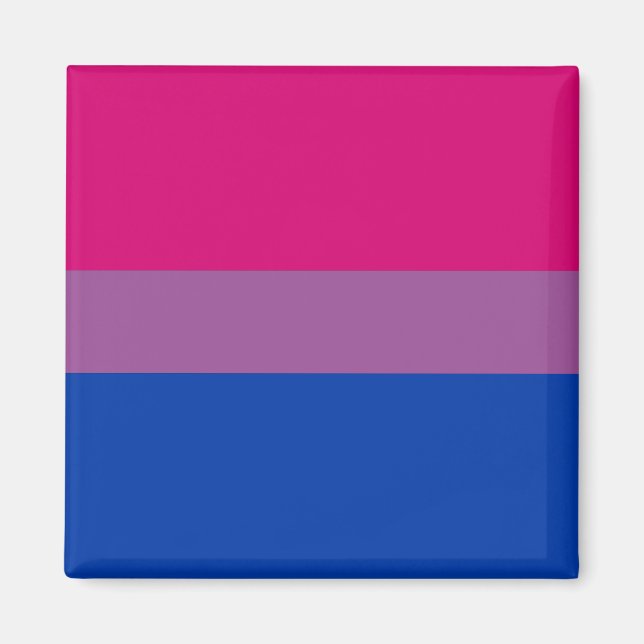 Bisexual Pride Flag Magnet (Front)