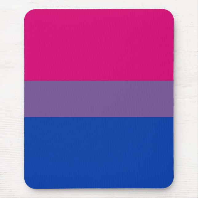 Bisexual Pride Flag Mouse Pad (Front)