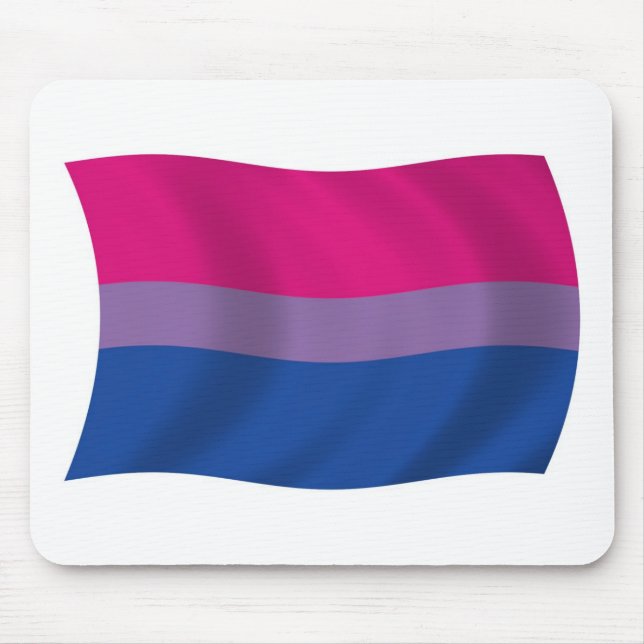 Bisexual Pride Flag Mousepad (Front)
