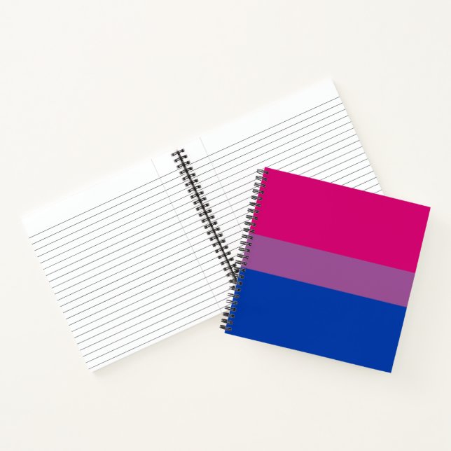 Bisexual Pride Flag Notebook (Inside)