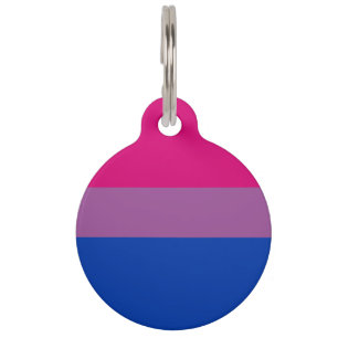 Bisexual Pride Flag Pet Tag