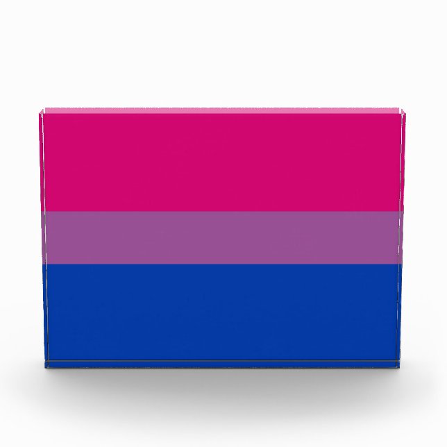 Bisexual Pride Flag Photo Block (Front)