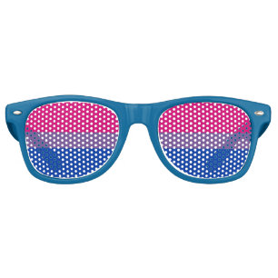 Bisexual Pride Flag Retro Sunglasses