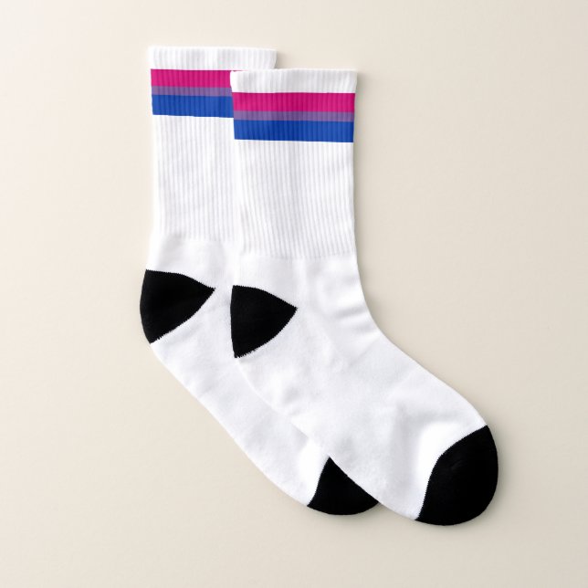 Bisexual Pride Flag Socks (Pair)