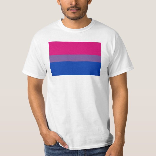 Bisexual Pride Flag T-Shirt (Front)