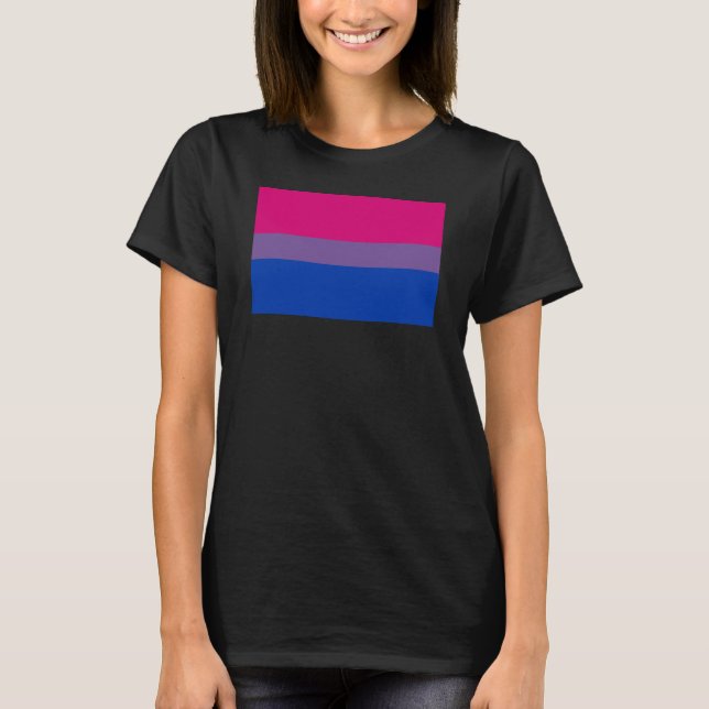 Bisexual Pride Flag T-Shirt (Front)