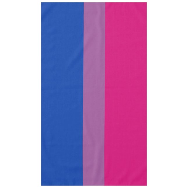 Bisexual Pride Flag Tablecloth (Front)