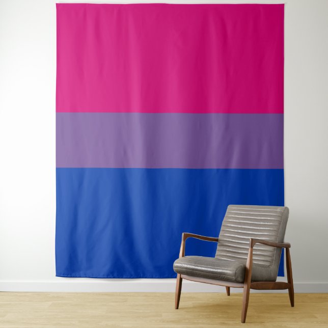 Bisexual Pride Flag Tapestry (In Situ)