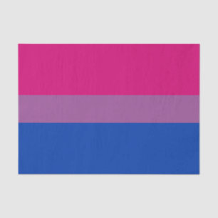 Bisexual Pride Flag Tissue Paper