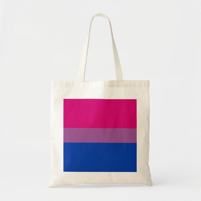 Bisexual Pride Flag Tote Bag (Front)