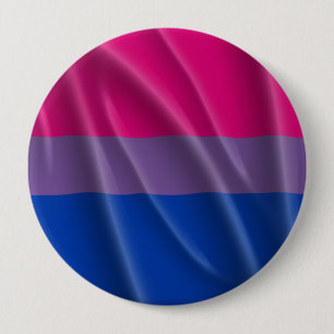 BISEXUAL PRIDE FLAG WAVY DESIGN - 2014 PRIDE.png 10 Cm Round Badge