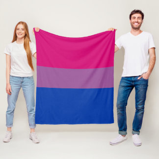 Bisexual Pride Fleece Blanket