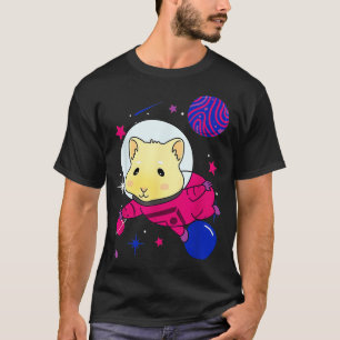 Bisexual Pride Guinea Pig In Space Bisexual  T-Shirt