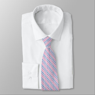 Bisexual Pride Ho Ho Ho Pattern Tie