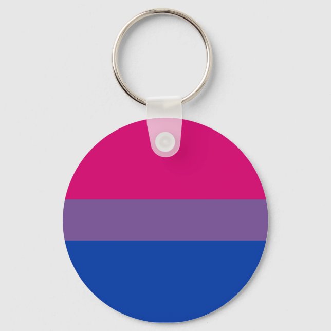 Bisexual Pride keychain (Front)