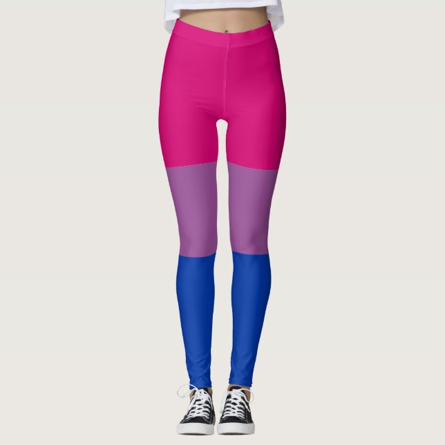 Bisexual Pride Leggings (Front)