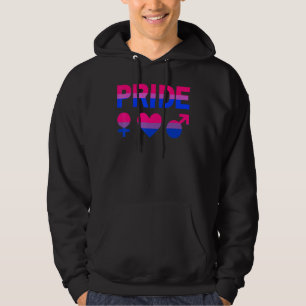 Bisexual Pride Lgbtqia Love Support Bi Men Women B Hoodie