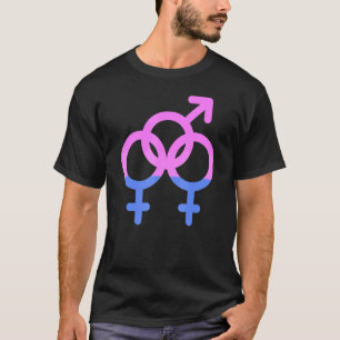 Bisexual Pride Lgbtqia Love Support Bi Men Women B T-Shirt