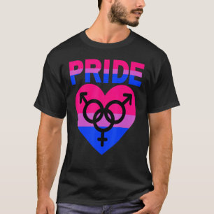 Bisexual Pride Lgbtqia Love Support Bi Men Women B T-Shirt