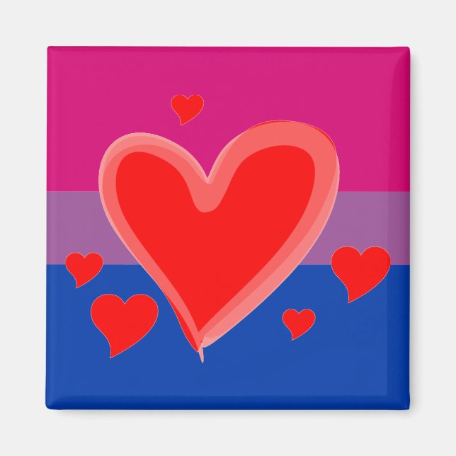 Bisexual Pride Magnet (Front)