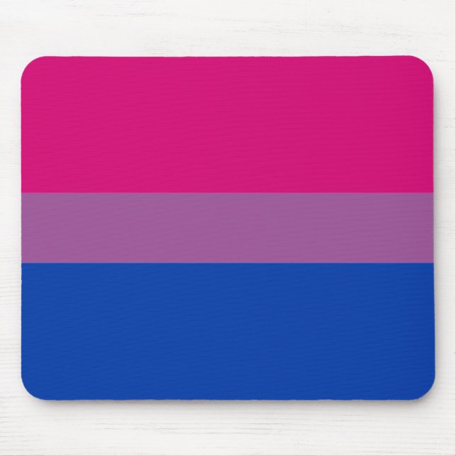 Bisexual Pride Mouse Pad (Front)