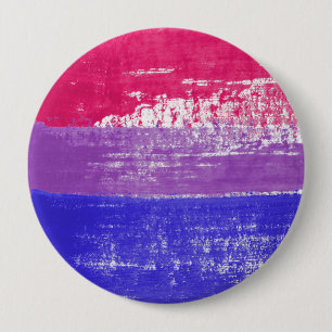 Bisexual Pride Paint 10 Cm Round Badge