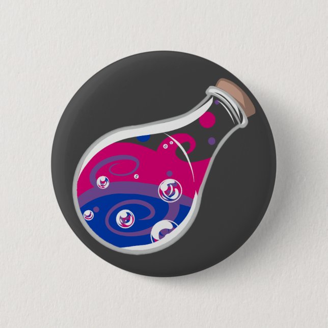 Bisexual Pride Potion Button (Front)
