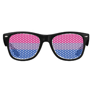 BISEXUAL PRIDE STRIPED HORIZONTAL - 2014 PRIDE.png Kids Sunglasses