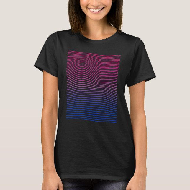 Bisexual Pride Subtle Bi Bisexuality Flag LGBT Pri T-Shirt (Front)