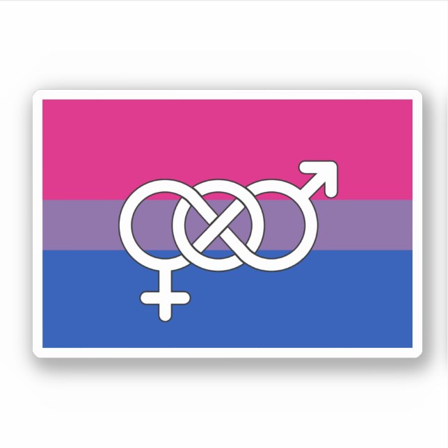 Bisexual Pride Symbol Flag (Front)