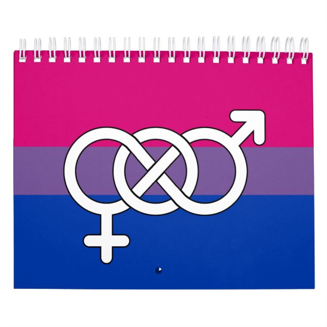 Bisexual Pride Symbol Flag Calendar (Cover)