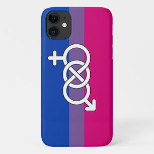 Bisexual Pride Symbol Flag iPhone 11 Case