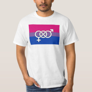 Bisexual Pride Symbol Flag T-Shirt