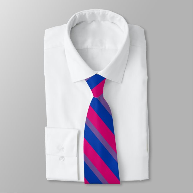 Bisexual Pride Tie (Tied)