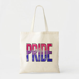 Bisexual Pride Word Tote Bag