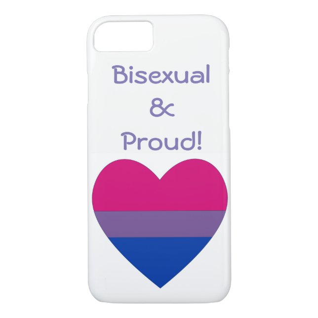 Bisexual & Proud Phone Case (Back)