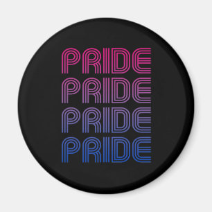 Bisexual Retro Pride Magnet