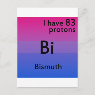 Bisexual science postcard