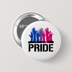 Bisexual Together Pride 6 Cm Round Badge